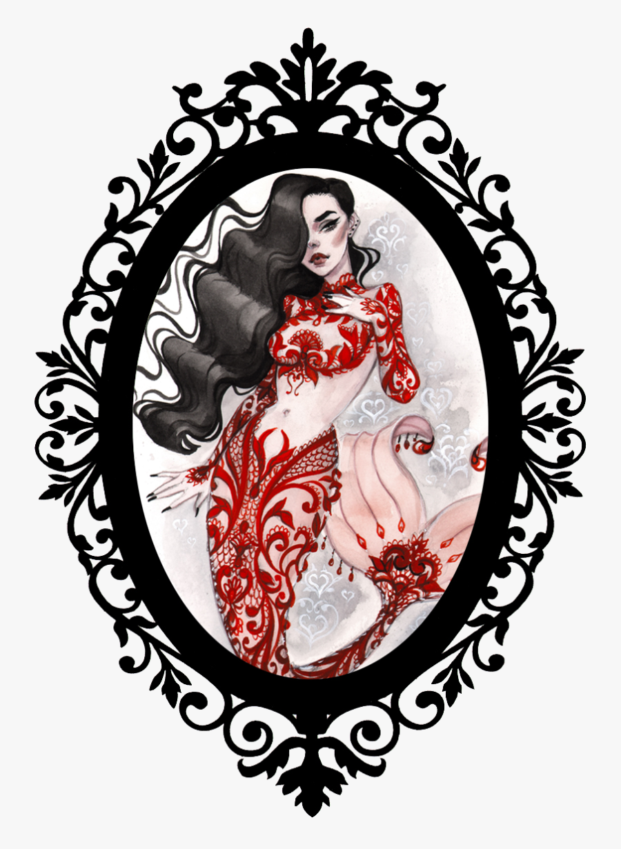 Vintage Mirror Frame Clip Art , Png Download - Welcome Foolish Mortals Svg, Transparent Clipart