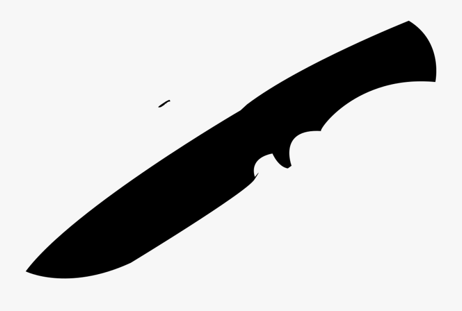 Silhouette Knife Clip Art , Png Download - Knife Silhouette Transparent Background, Transparent Clipart