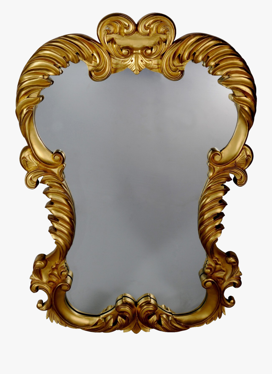 Golden Mirror Frame Png Transparent Image - Picture Frame, Transparent Clipart