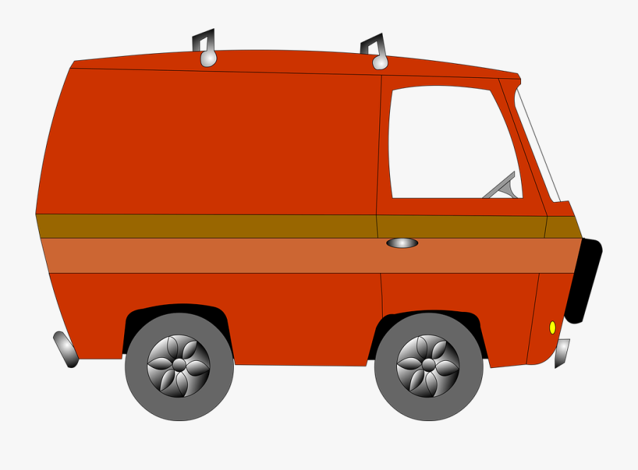 Car Cartoon Png - Cartoon Clip Art Van, Transparent Clipart