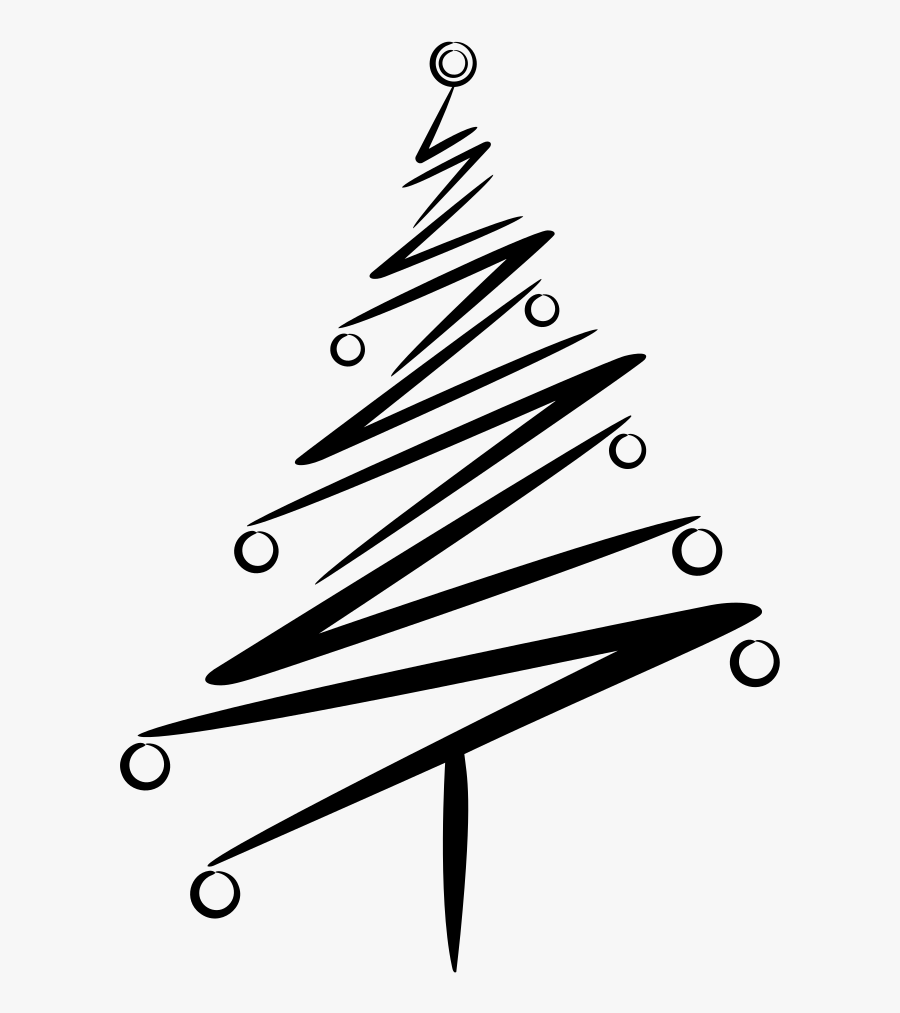 Twig,angle,area - Clipart Abstract Christmas Tree, Transparent Clipart