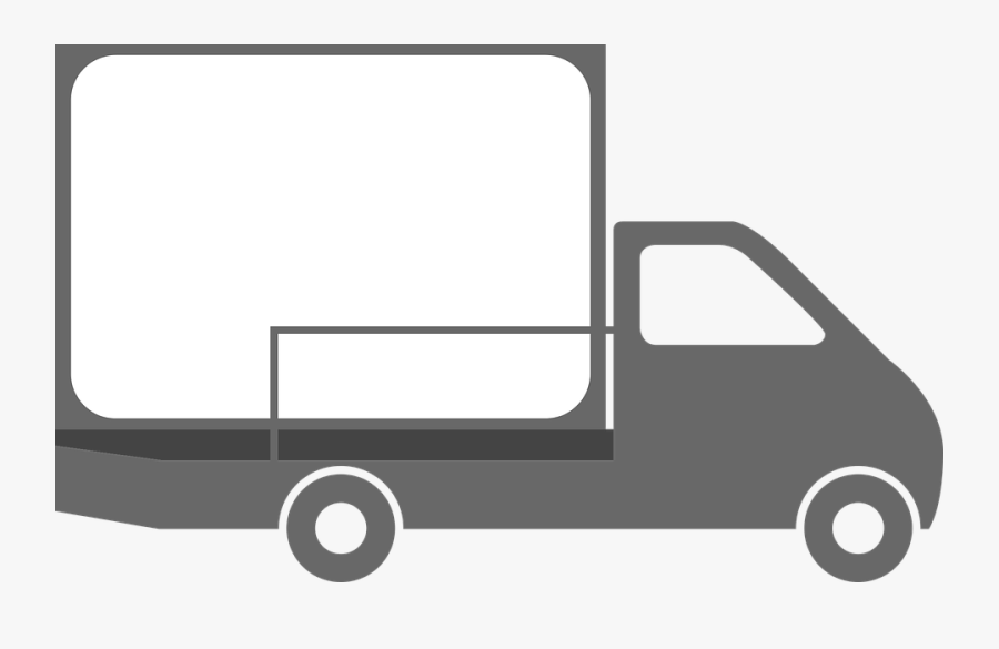 Car, Van, Advertising Van, Wheels, Advertising, Icon - Van Advertising Png, Transparent Clipart