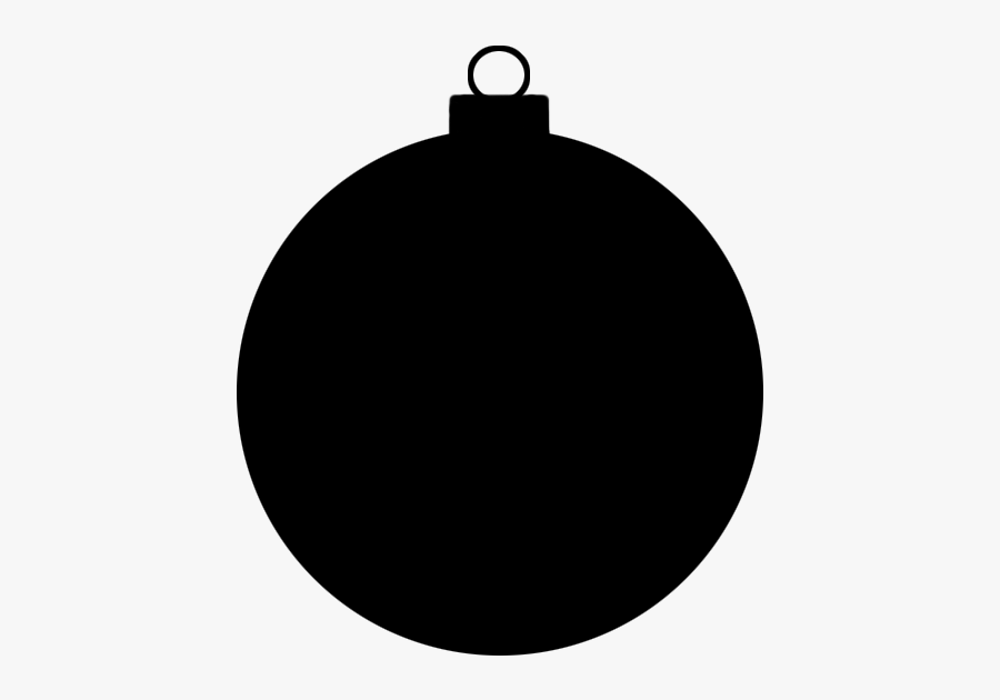Chrismas Bouble Silhouette - Circle, Transparent Clipart