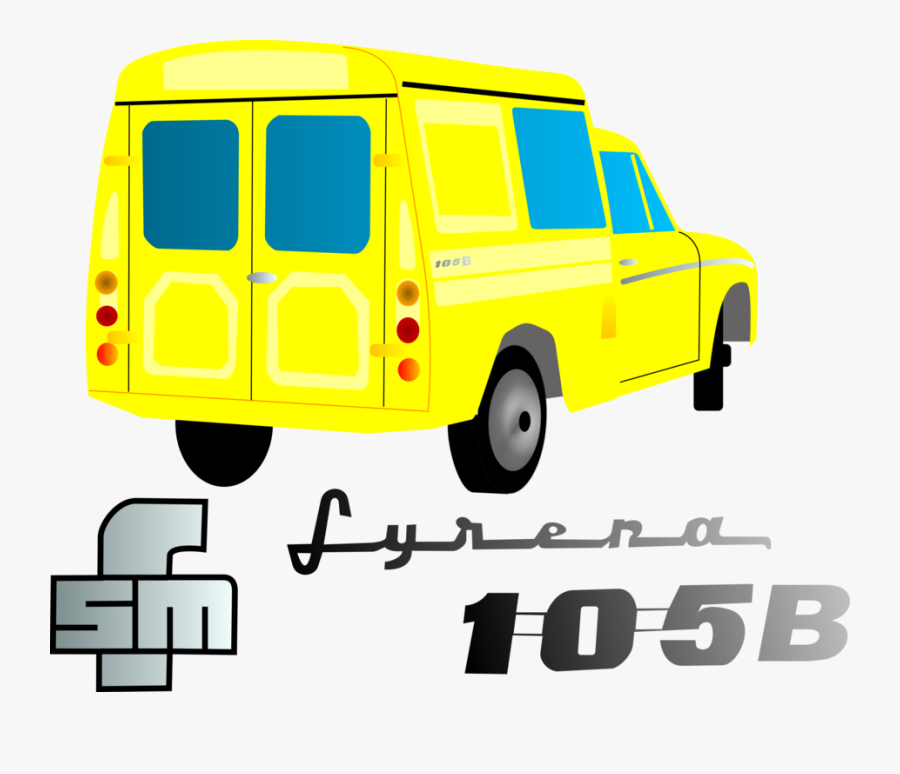 Free Syrena 105b - Truck Clip Art, Transparent Clipart