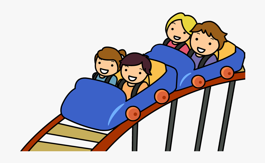 Clip Art Roller Coaster Car Clipart - Ride A Roller Coaster Clipart, Transparent Clipart