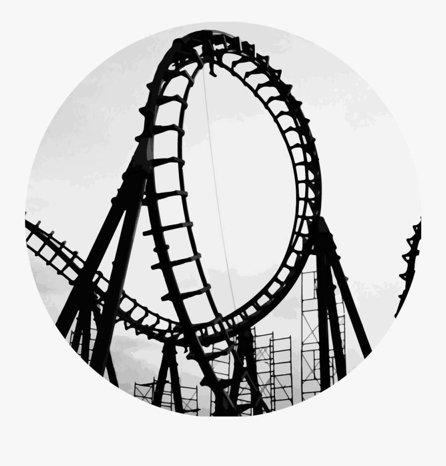 Roller Coaster Clipart Black And White Free Here, Transparent Clipart