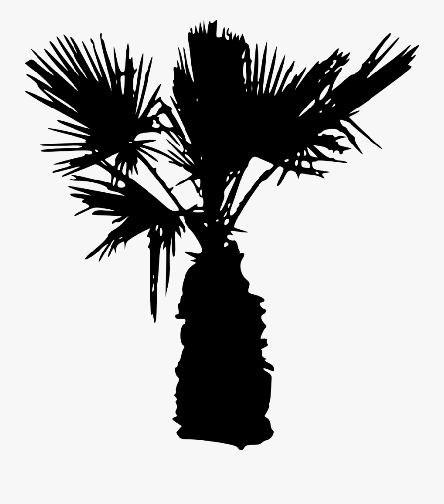 15 Palm Tree Silhouettes Png Transparent Background - Palm Tree Silhouette Transparent Background, Transparent Clipart