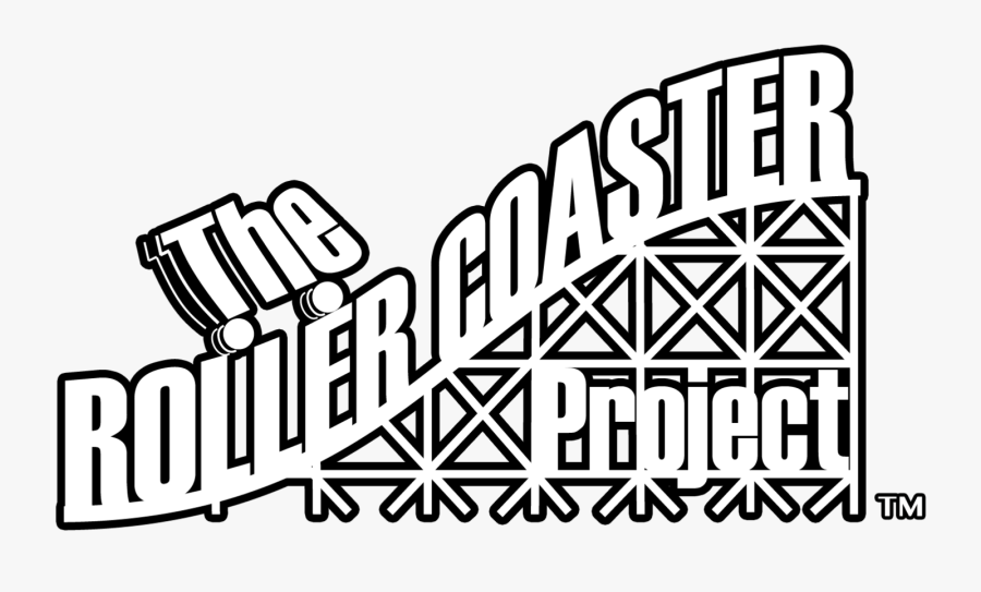 Clip Art Roller Coaster Illustration - Roller Coaster Project Logo, Transparent Clipart