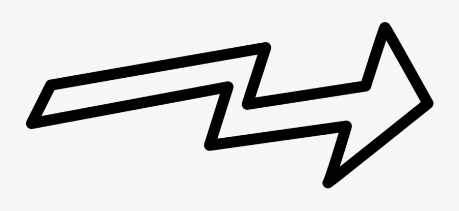 Collection Of Free Arrow Clipart - Jagged Arrow Png, Transparent Clipart