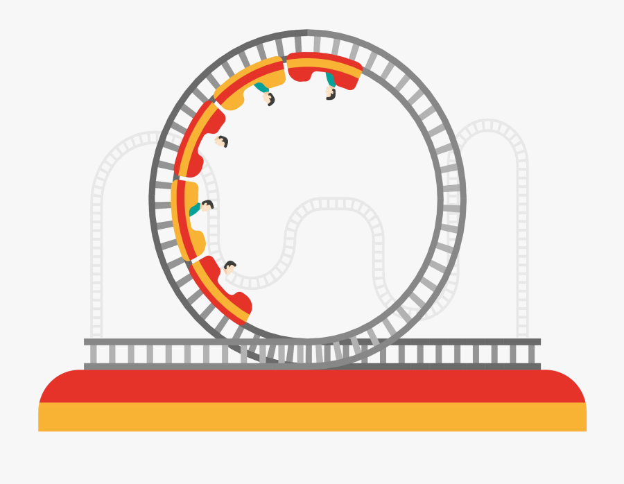 Rollercoaster Clipart Carnival - Sl Type Cable, Transparent Clipart