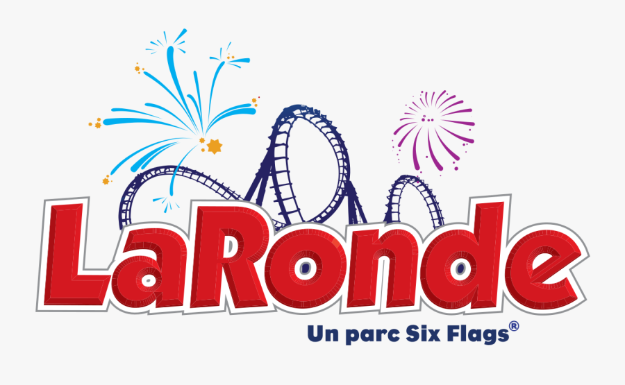 Roller Coaster Car Clipart - Six Flags La Ronde Logo, Transparent Clipart