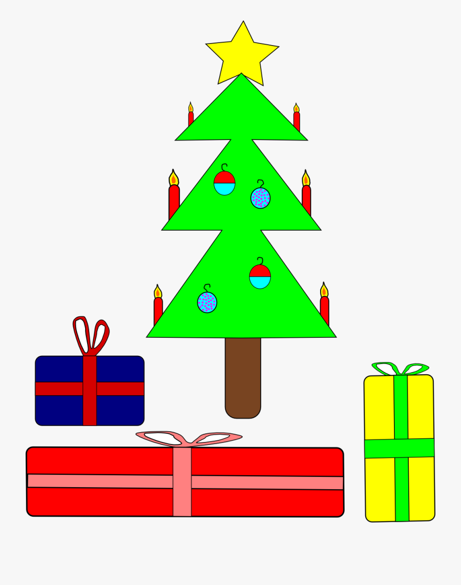 Christmas Tree Clip Art, Transparent Clipart