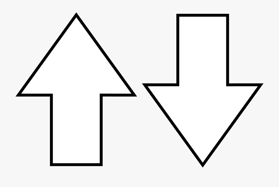 Down Arrow Arrow Down Images Guru Clip Art - Arrows Pointing Up And Down, Transparent Clipart