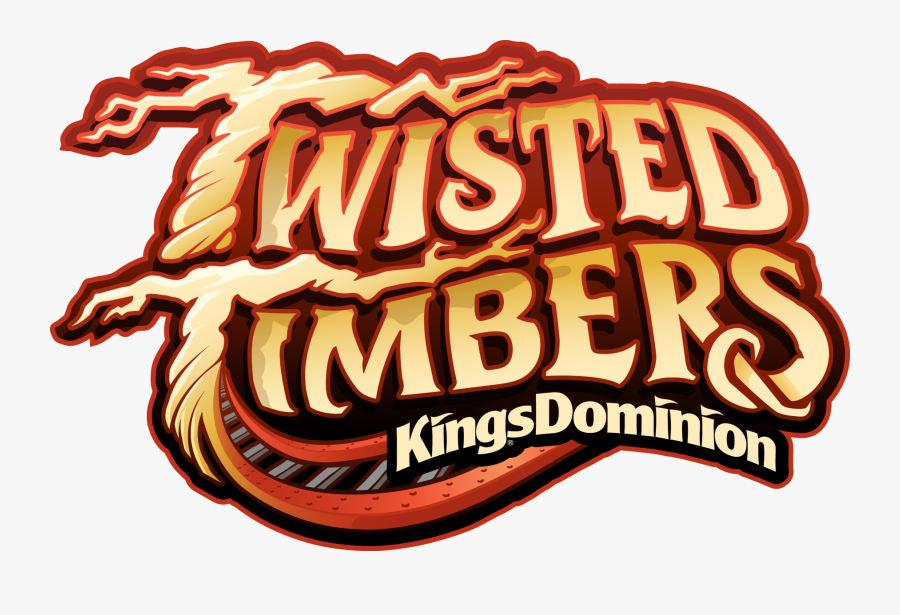 Twisted Timbers Kings Dominion Logo, Transparent Clipart