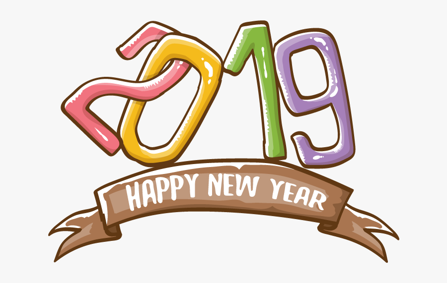 Vector Happy New Year Clip Art, Transparent Clipart