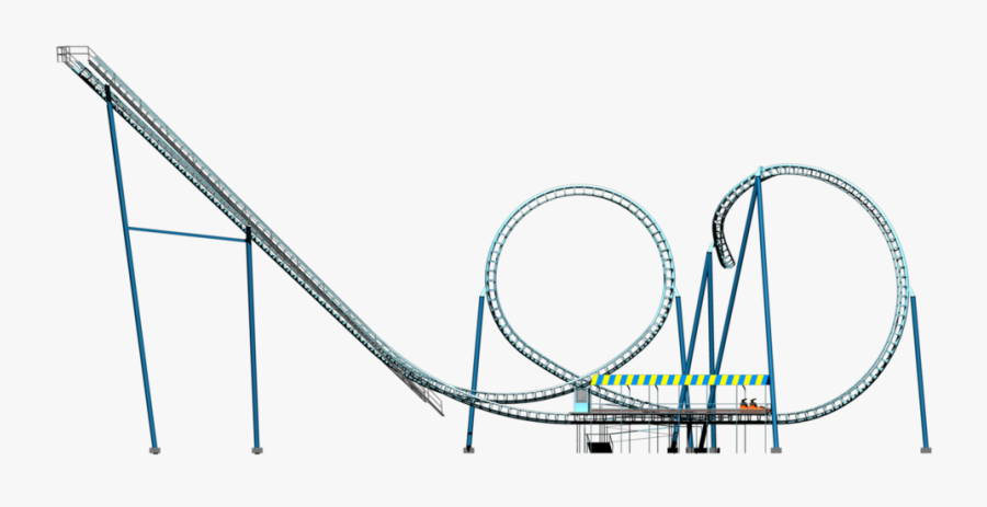 Transparent Roller Coaster Clip Art - Roller Coaster, Transparent Clipart