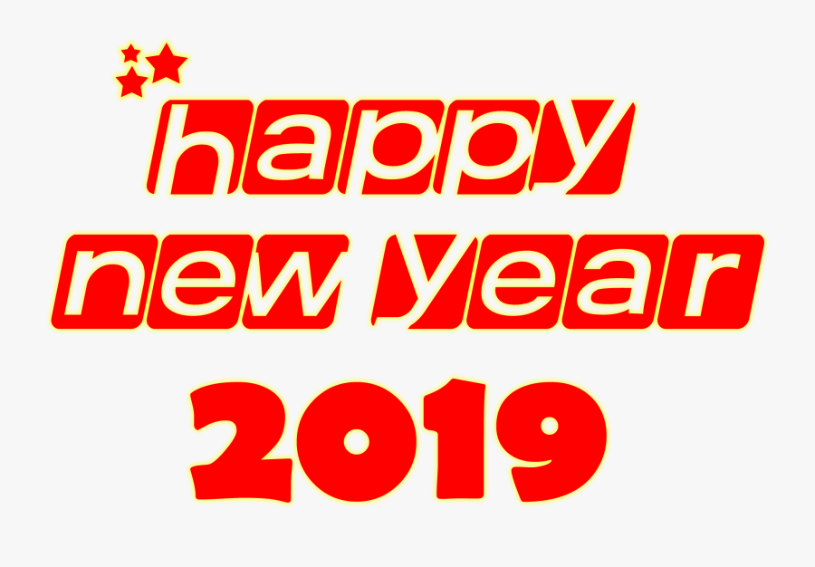 2019 Happy New Year Transparent Background - Hut Ri 2015, Transparent Clipart