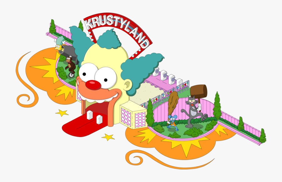 Ticket To Ride Breaking - Krustyland Entrance Tapped Out, Transparent Clipart