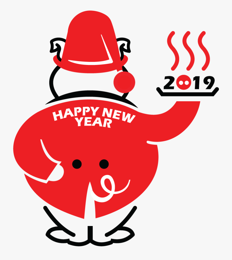 Happy New Year 2019 Pig 2019 New Year 2019 New Year - Happy Year Of The Pig, Transparent Clipart