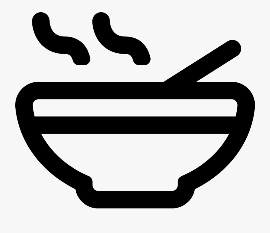 Soup Clipart Svg - Plato De Sopa Icono, Transparent Clipart