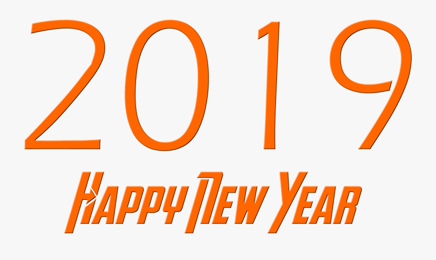 Happy New Year 2019 Gold - Kata Kata Bijak Tahun Baru 2019, Transparent Clipart