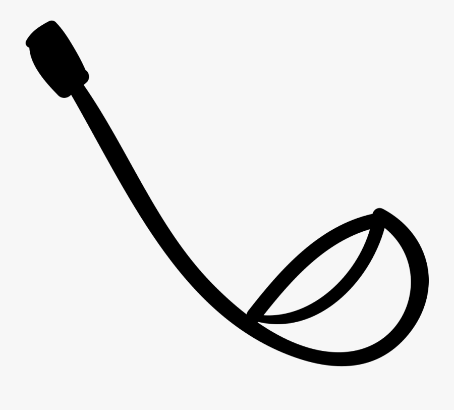 Soup Ladle Hand Drawn Tool Comments - Ladle, Transparent Clipart