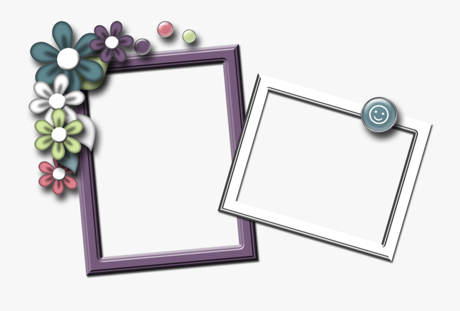 Transparent Spring Frame Clipart - Scrapbook Frame Free Download, Transparent Clipart