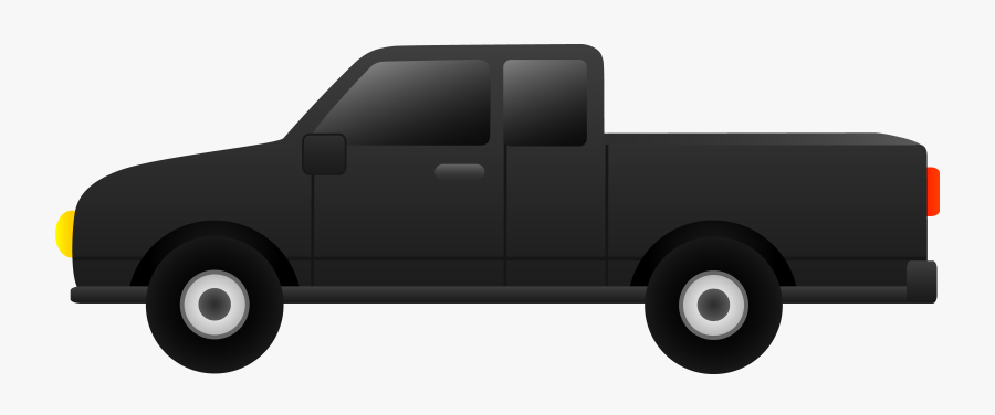 Black Pickup Truck Clip Art - Black Truck Clip Art, Transparent Clipart