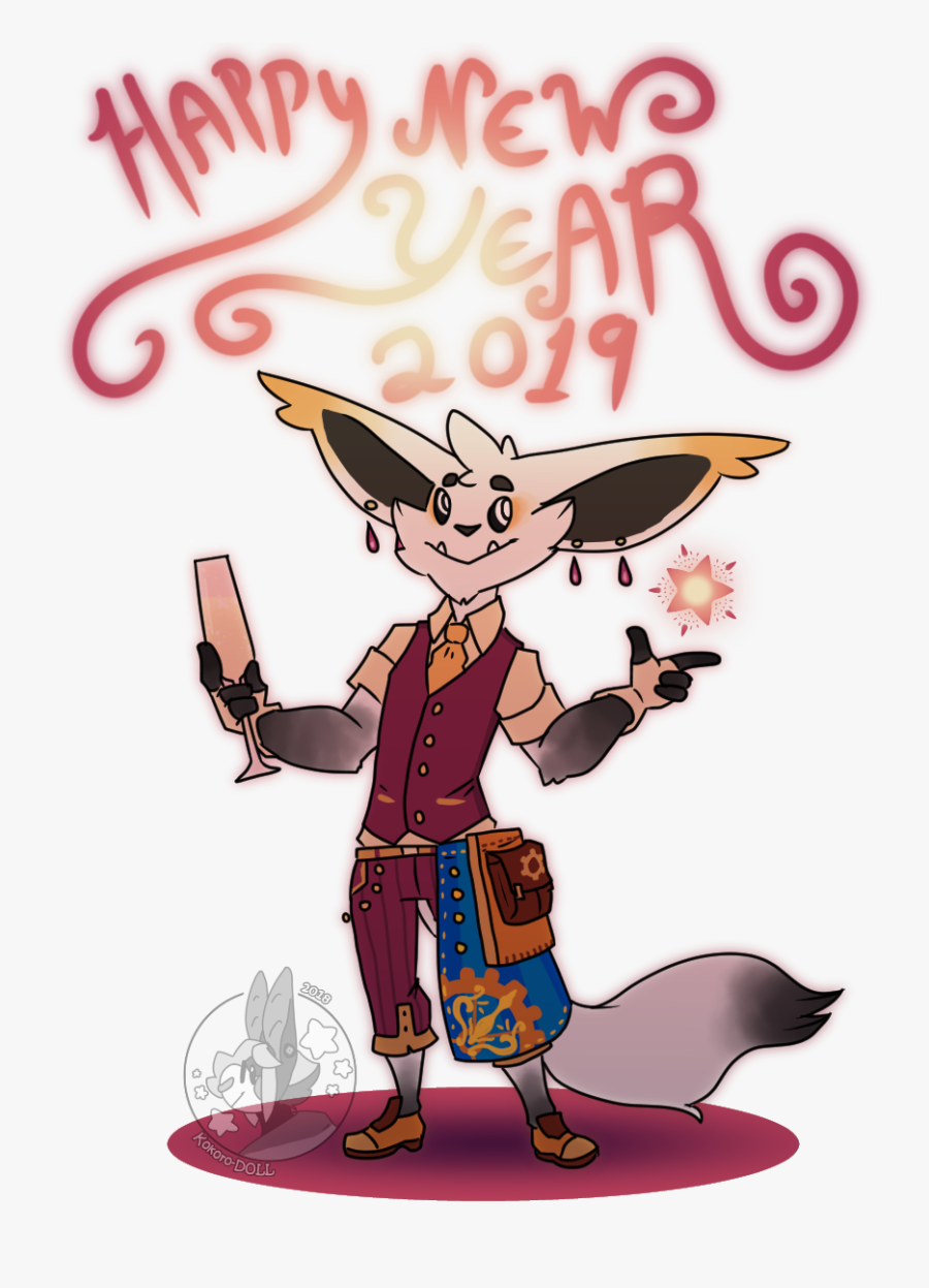 Happy New Year - Cartoon, Transparent Clipart