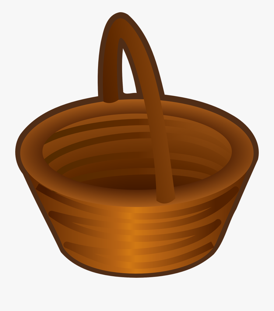 Free Vector Shopping Basket Clip Art - Basket Clip Art, Transparent Clipart