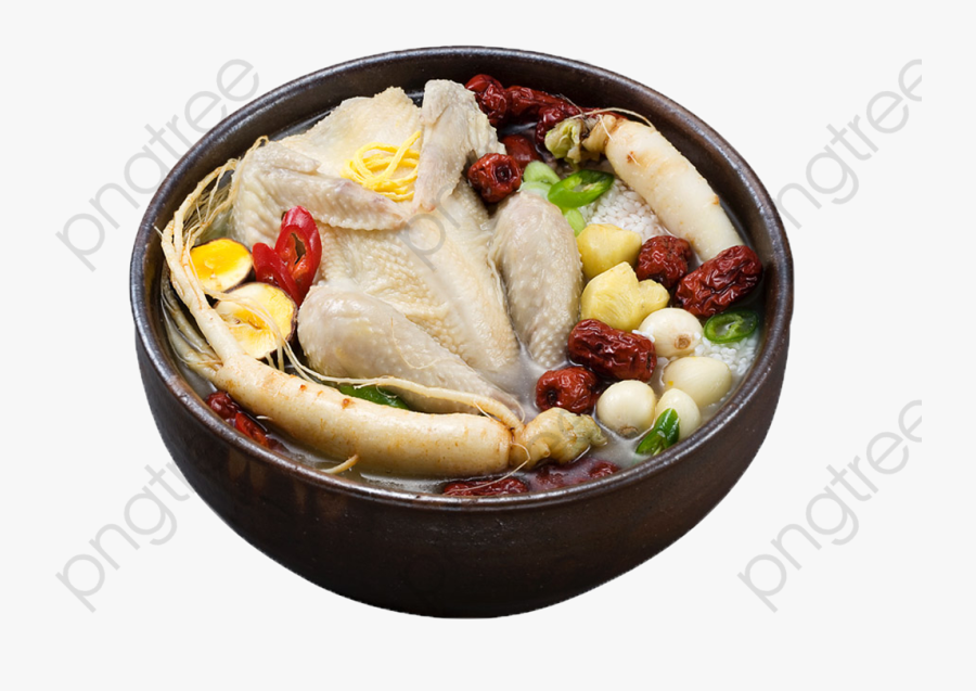 Chicken Soup, Chicken Clipart, Chicken Png Transparent - Samgyetang Png, Transparent Clipart