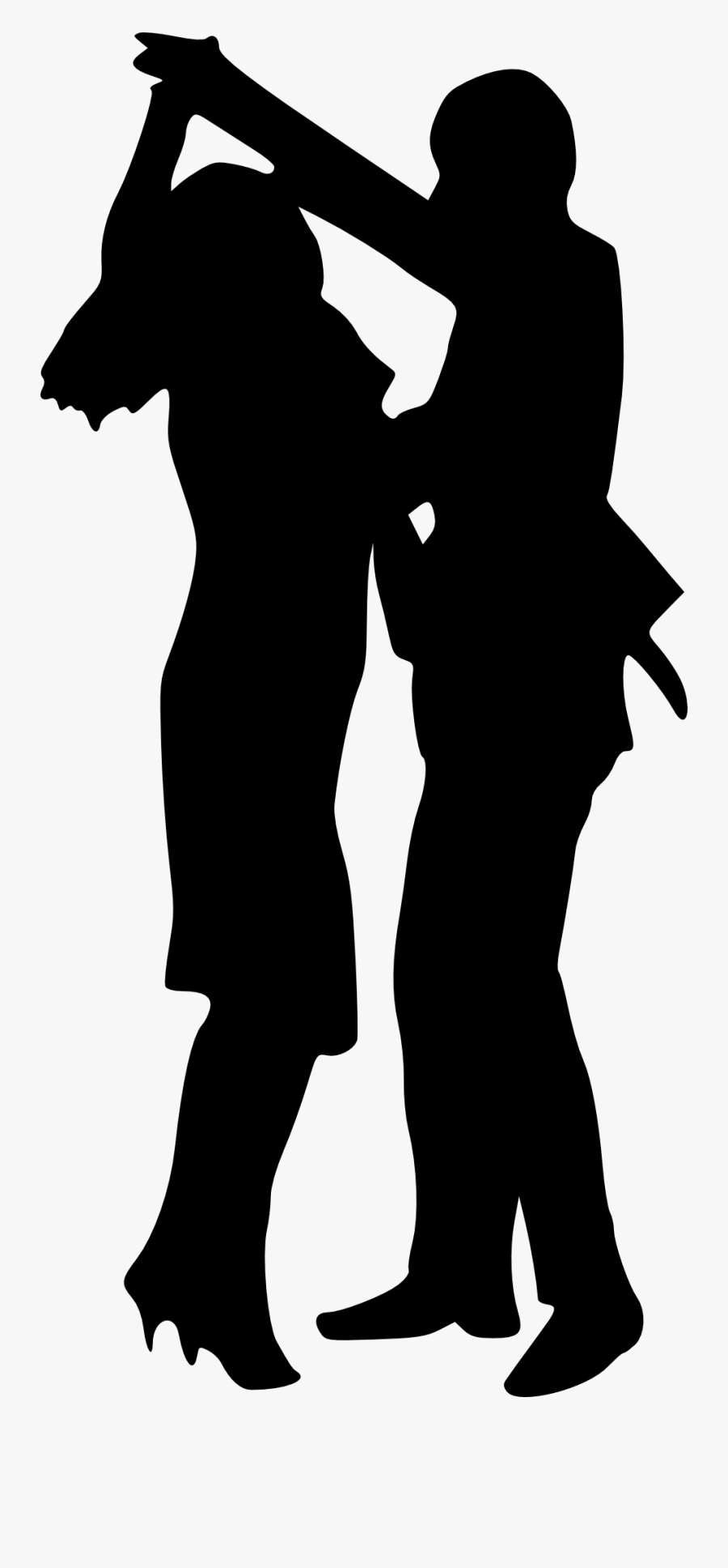 10 Couple Dancing Silhouette - Couple Dancing Silhouette Png, Transparent Clipart