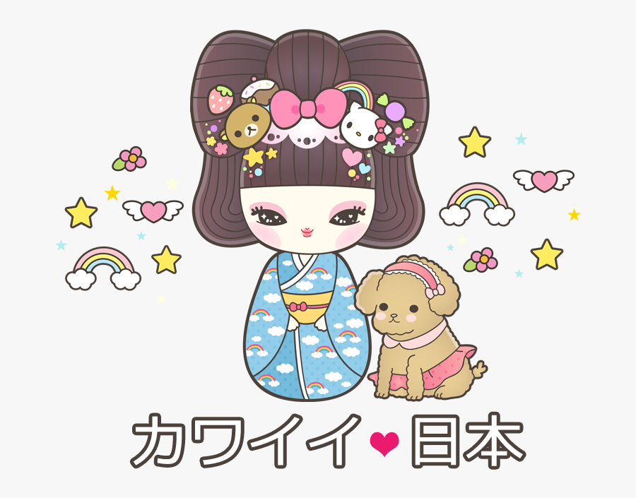 Clip Art Japan Lover Me Sugar - Japan Kawaii, Transparent Clipart