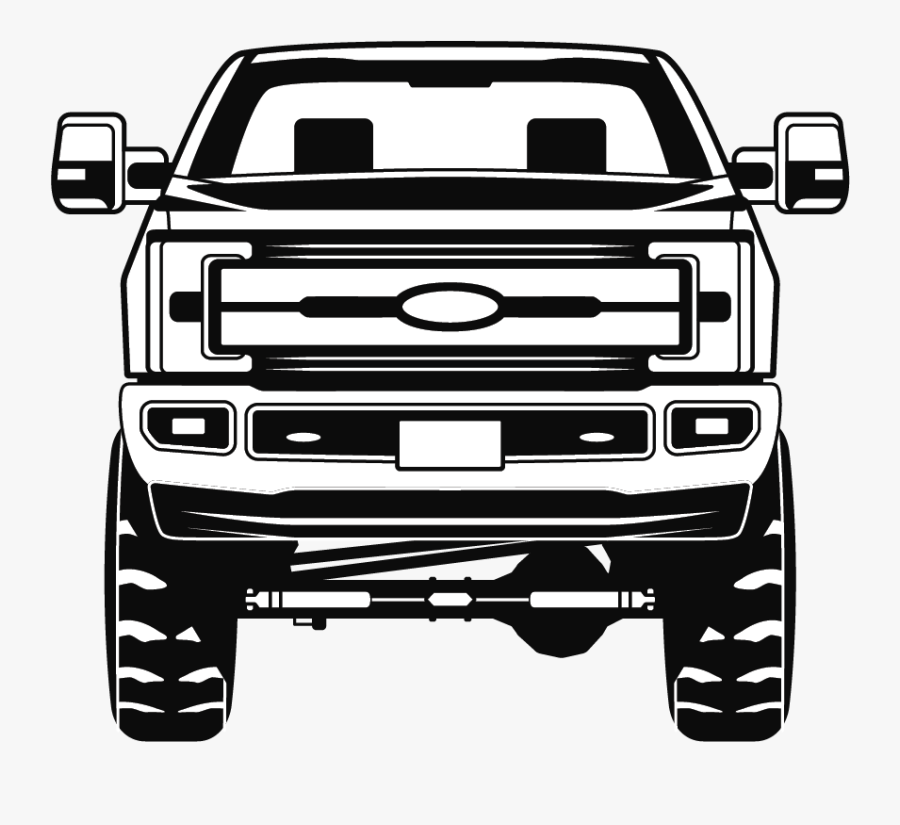 Ford Suspension - Ford Truck Front Clipart, Transparent Clipart