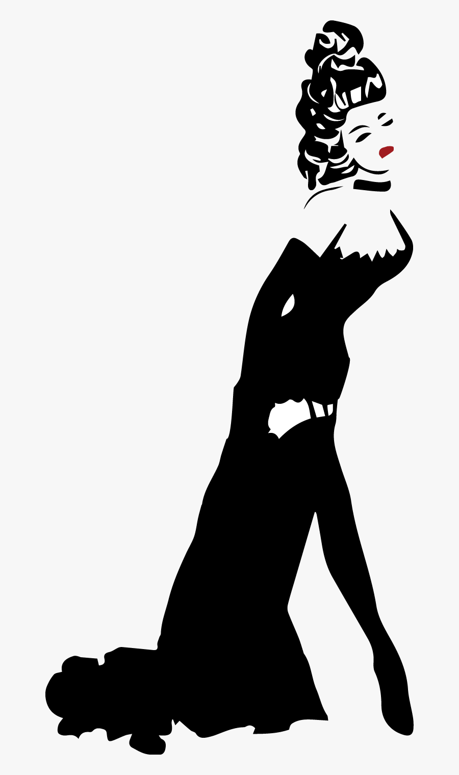 Burlesque Dancer Clipart - Burlesque Png, Transparent Clipart