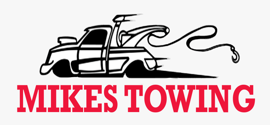 Mikes Towing - Line Art, Transparent Clipart