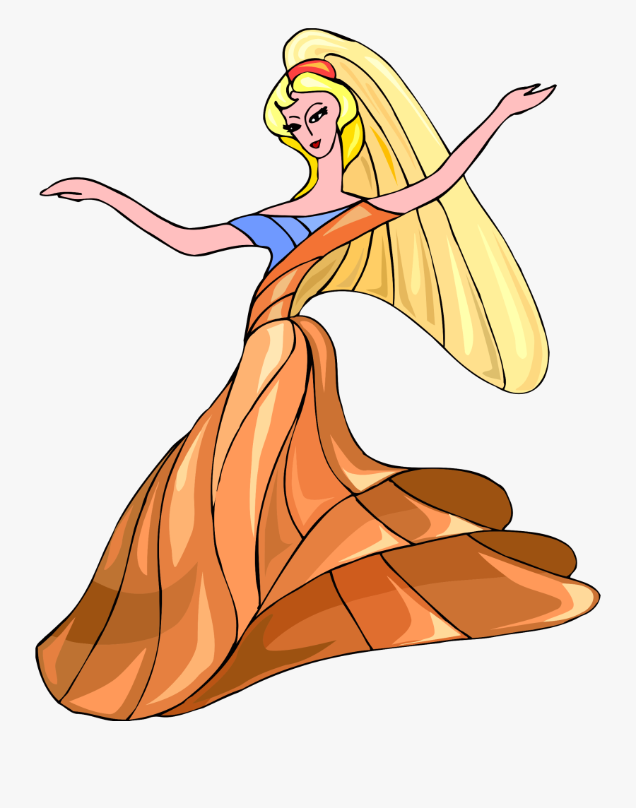 Free Download Dancer Clipart Dance Clip Art - Dançarina Com Vestido Rosa Png, Transparent Clipart