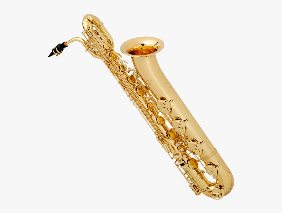 Transparent Trompeta Clipart - Baritone Saxophone Transparent Background, Transparent Clipart
