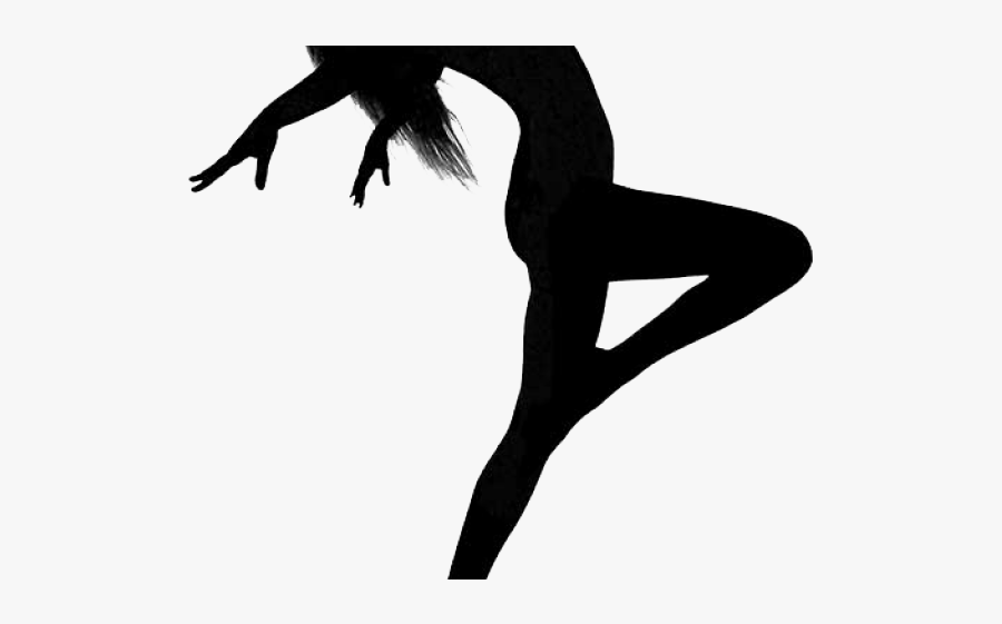 Dancer Silhouette Transparent Background, Transparent Clipart