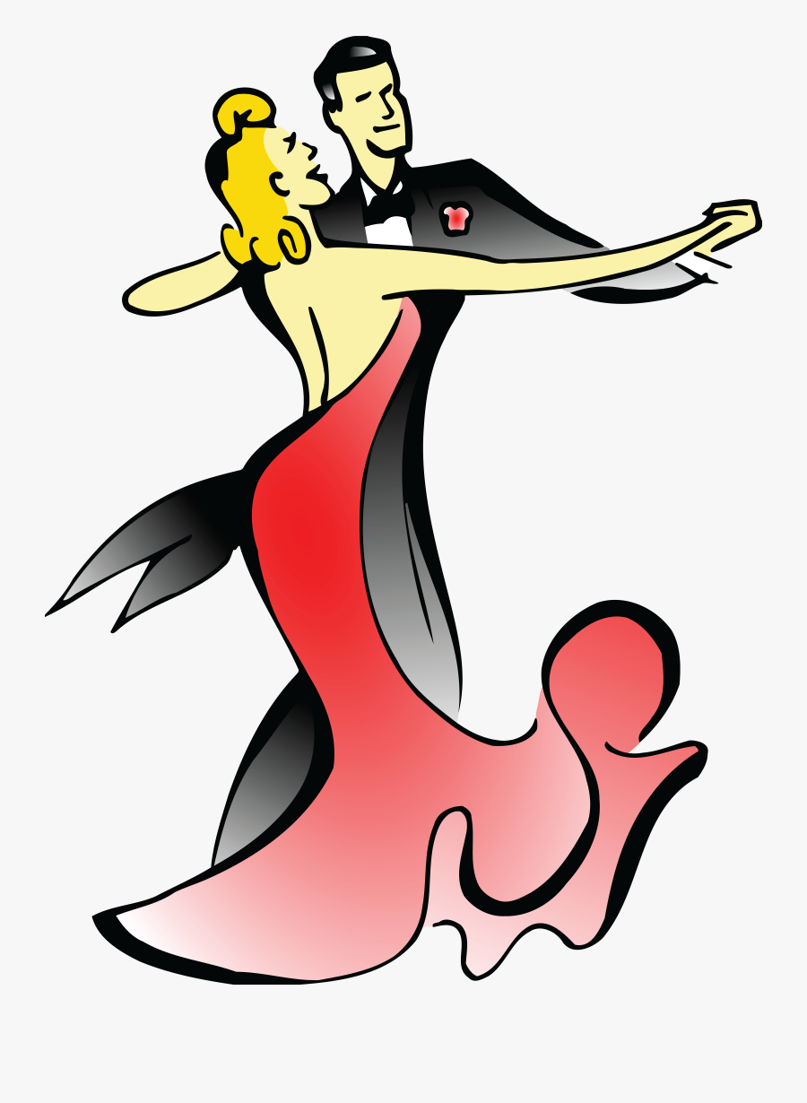 Ballroom Dancing Clip Art - Clipart Ballroom Dancing Couple, Transparent Clipart