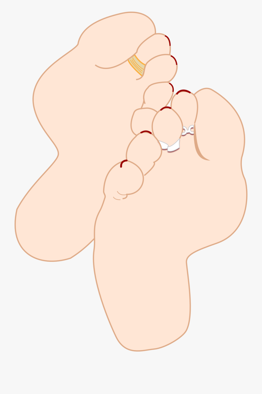 Ear,neck,leg - Feet Soles Png, Transparent Clipart
