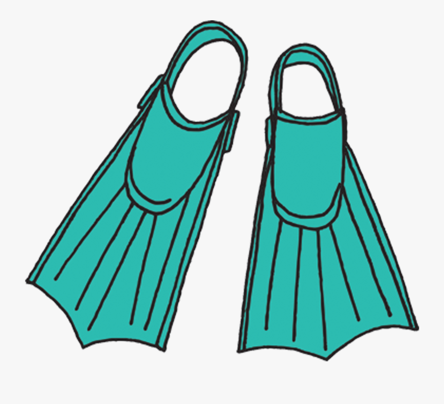 Swimming Flippers Clip Art, Transparent Clipart