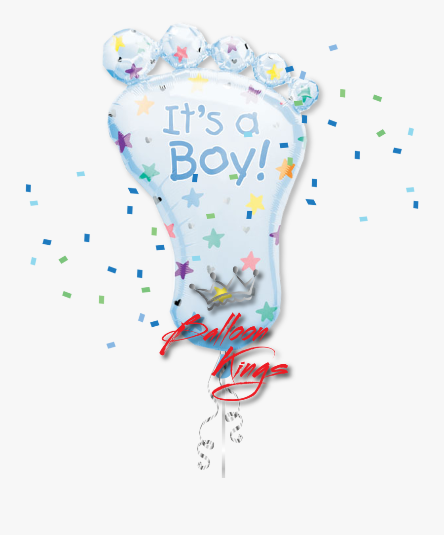 Ballon Png Foot - It's A Boy, Transparent Clipart