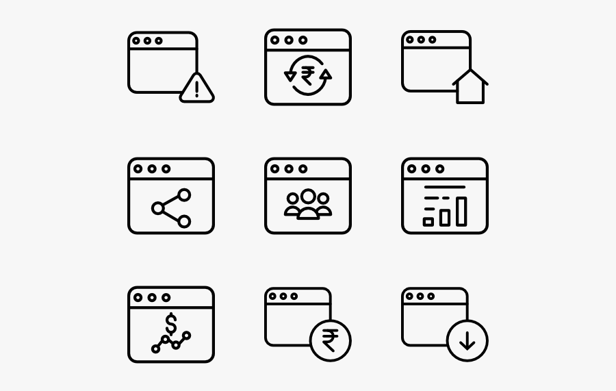 Windows & Applications - Utensils Icon Transparent Background, Transparent Clipart