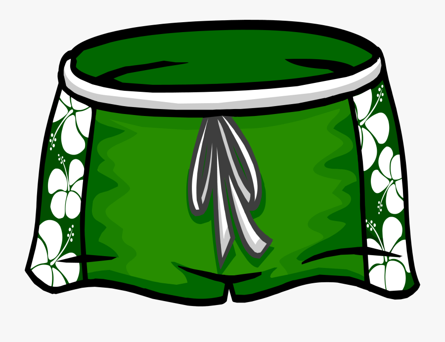 Image - Club Penguin Swimming Trunks, Transparent Clipart