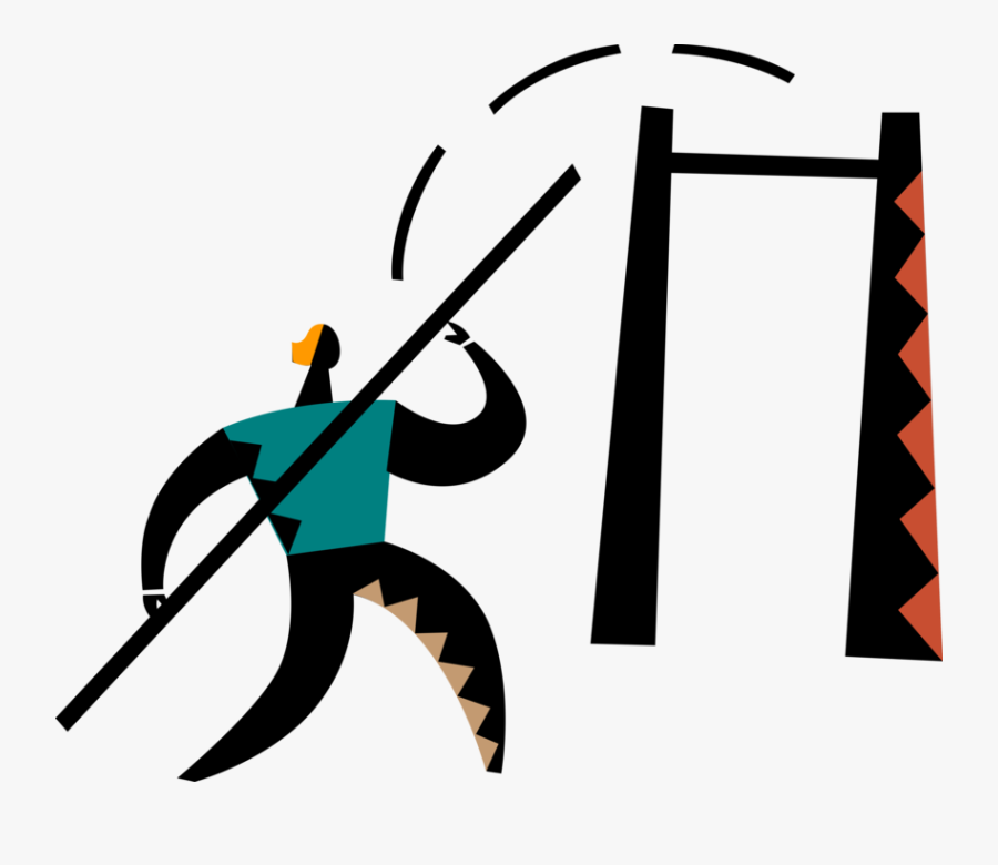 Vector Illustration Of Track And Field Athletic Sport - Illustration, Transparent Clipart