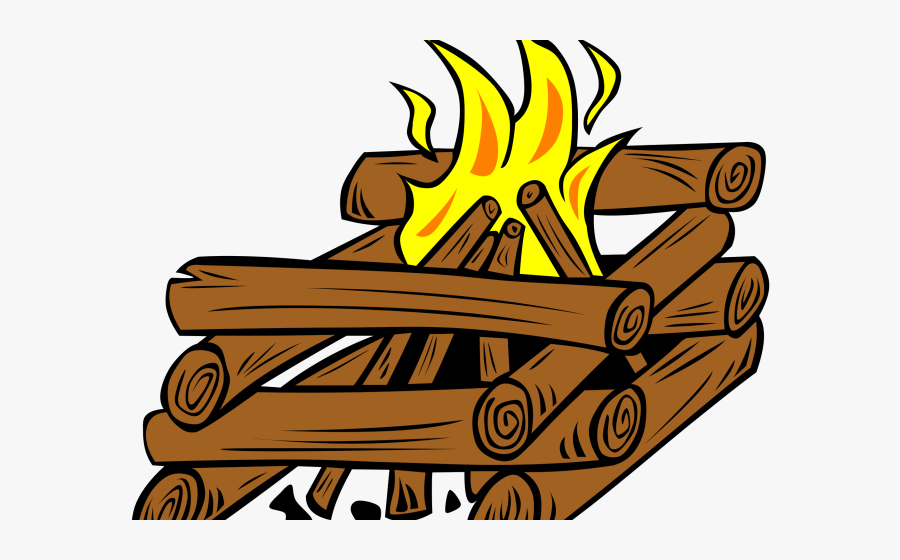 Log Cabin Teepee Fire, Transparent Clipart