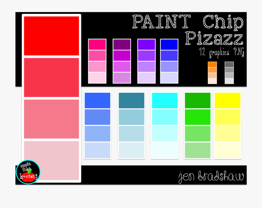 Paint Chip Clipart, Transparent Clipart