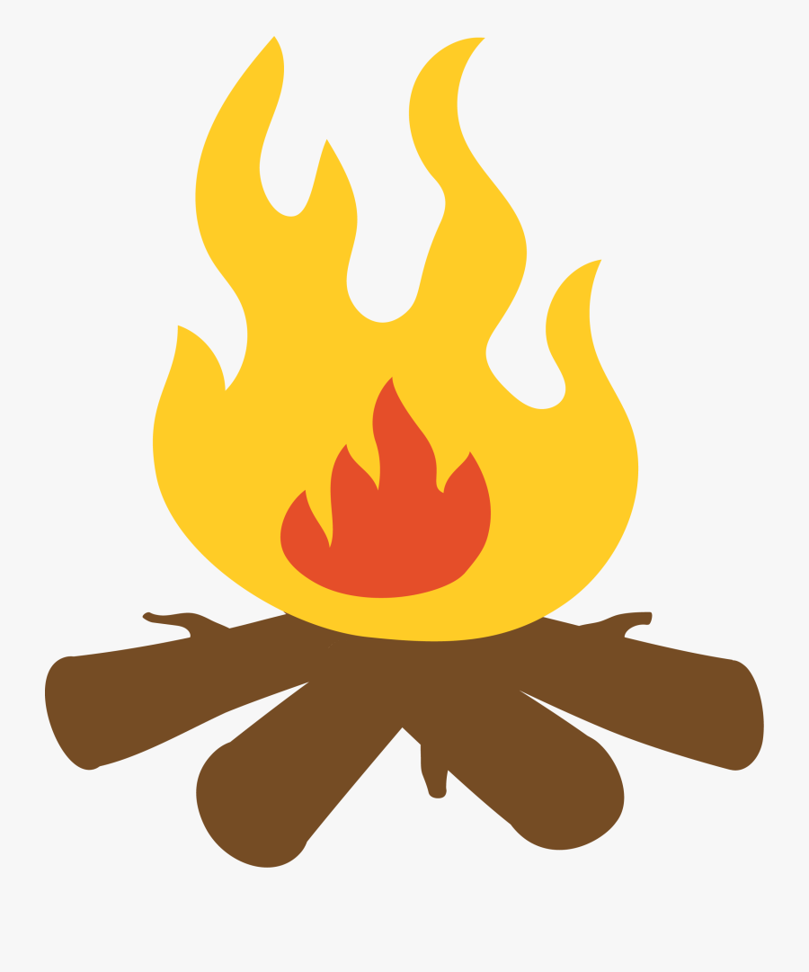 Campfire Svg Cut File, Transparent Clipart