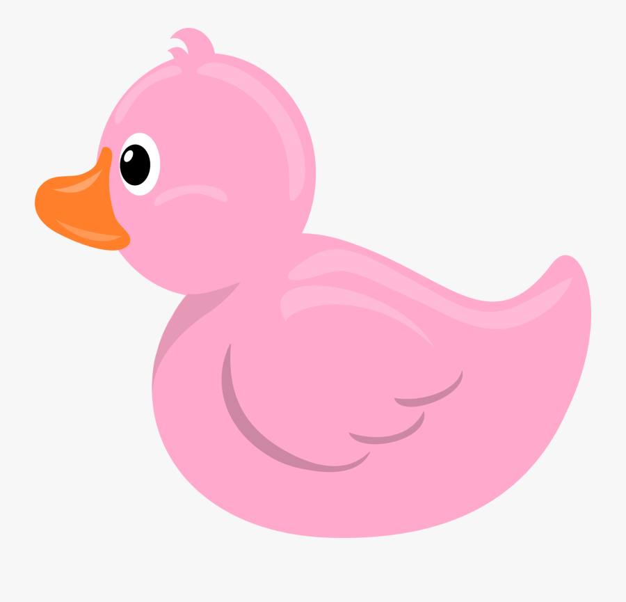 Rubber Duck Baby Pink - Pink Rubber Duck Clip Art, Transparent Clipart